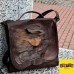 Авторска кожена чанта – Цветно Пловдив - Есен кафява 